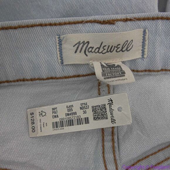 NEW Madewell The Perfect Vintage Wide-Leg Crop Jean in Edmunds Wash,‎ 30 - Picture 12 of 16
